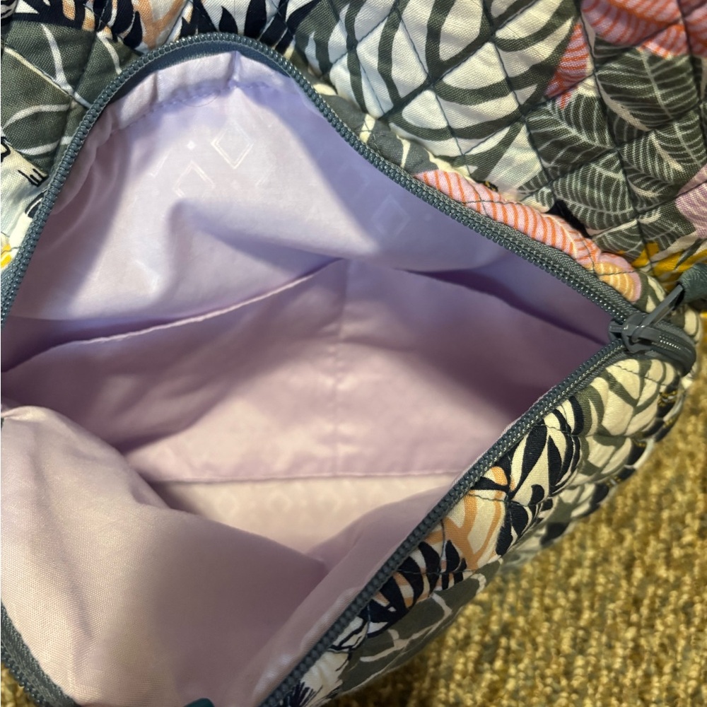 Vera Bradley Quilted Leaf Pattern Backpack - image 3